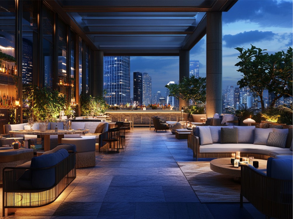 Landscaped Terrace